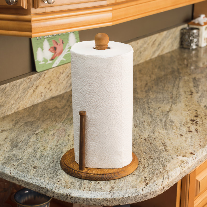 Red Barrel Studio® Rustic Collection Free Standing Paper Towel Holder Wayfair